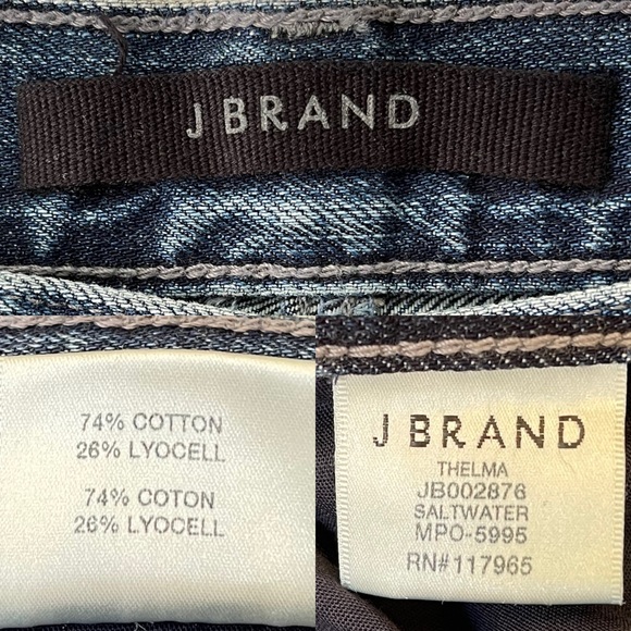 NWT J Brand Thelma High Rise Super Wide Leg Jeans In Saltwater Blue - Picture 11 of 12